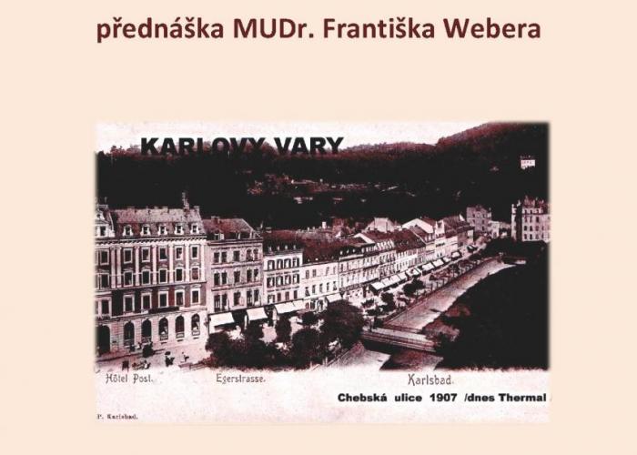 Přednáška MUDr. Františka Webera 