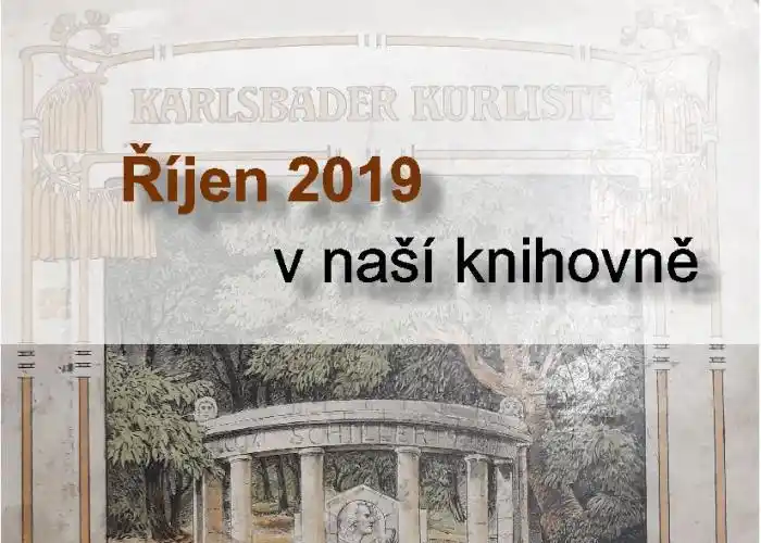 Přehled akcí v říjnu 2019