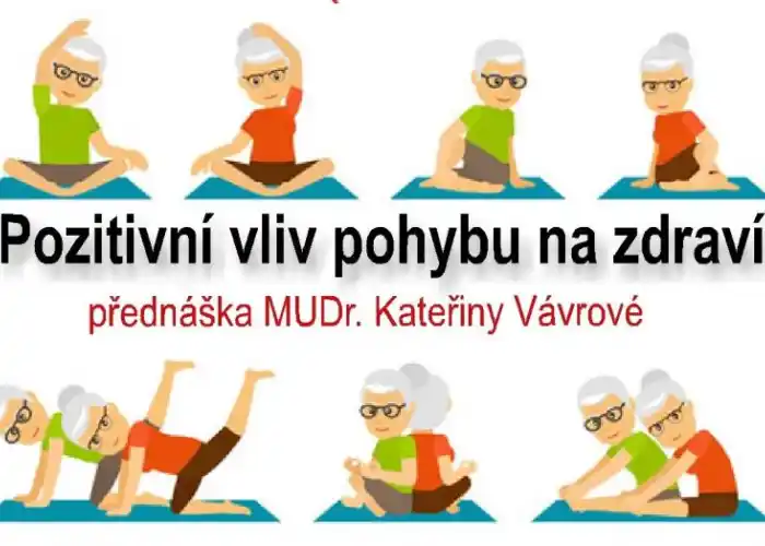 Pozitivní vliv pohybu na zdraví - leták 