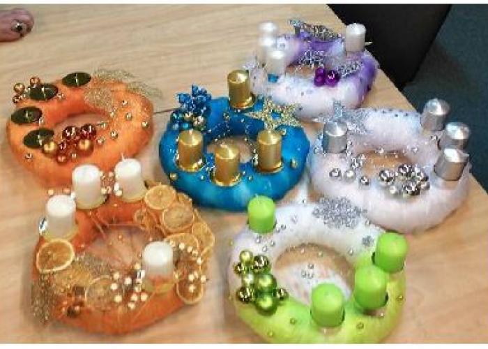 Tvoření adventních věnců