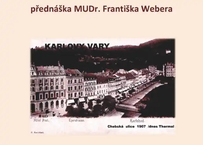 Přednáška MUDr. Františka Webera 