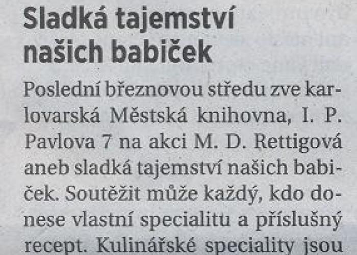 Sladká tajemství našich babiček