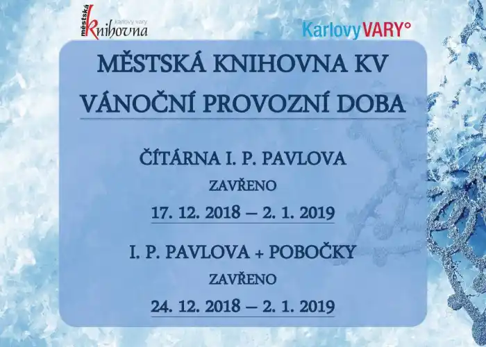 Vánoční provozní doba