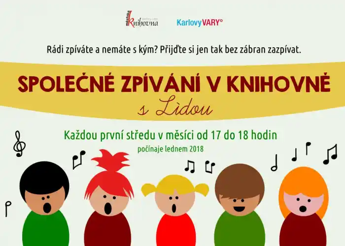 Zpívání s Lídou každou první středu v měsíci